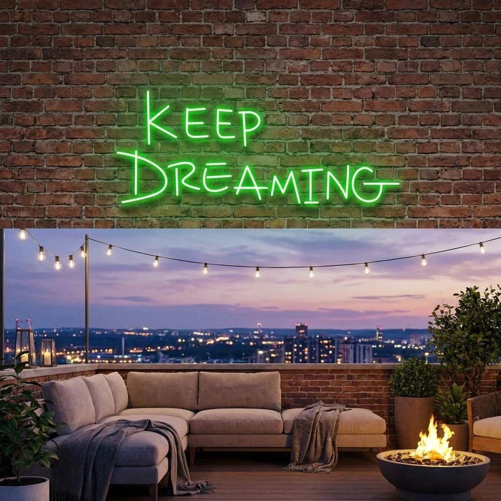 Keep Dreaming Led Neon Sign Light
