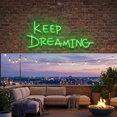 Keep Dreaming Led Neon Sign Light