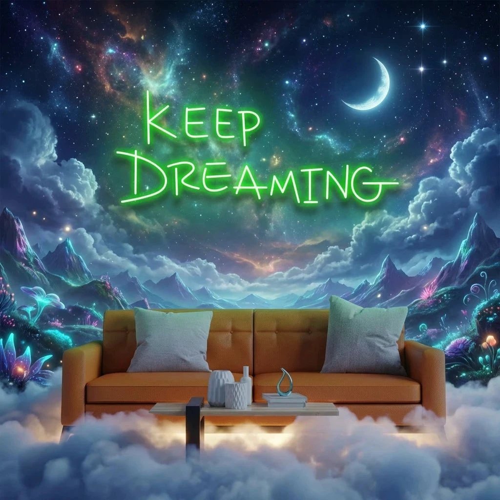 Keep Dreaming Led Neon Sign Light