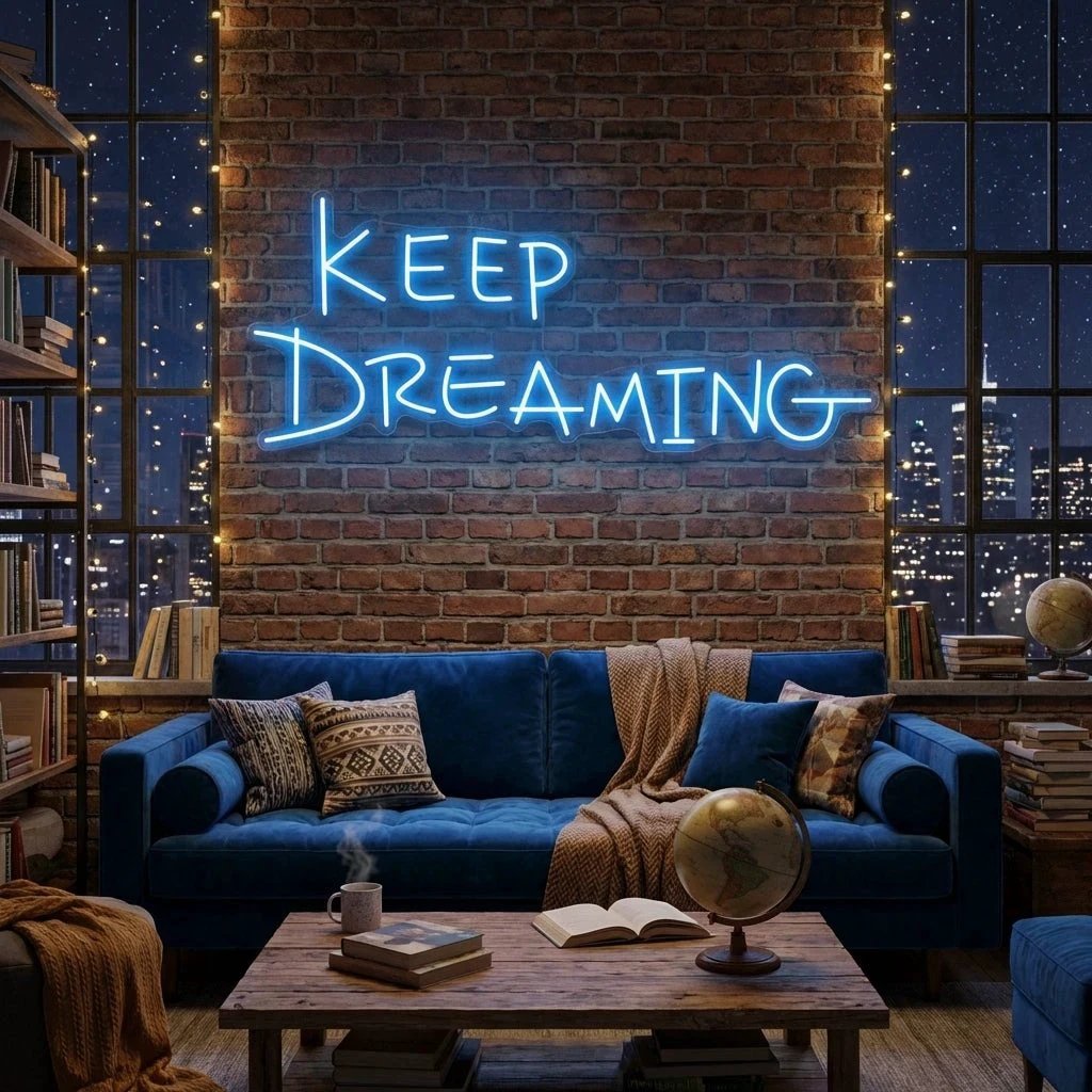 Keep Dreaming Led Neon Sign Light