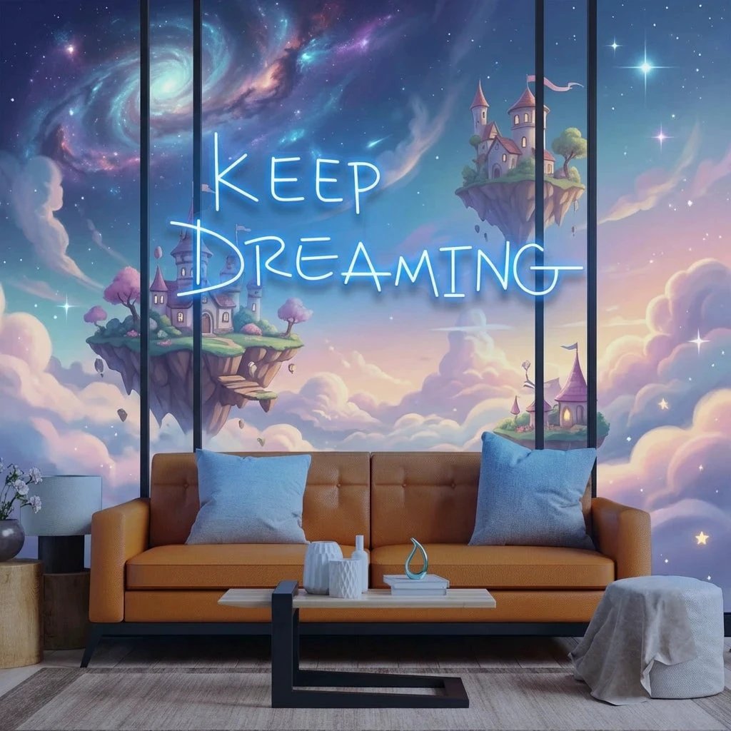 Keep Dreaming Led Neon Sign Light