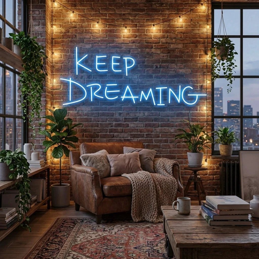 Keep Dreaming Led Neon Sign Light