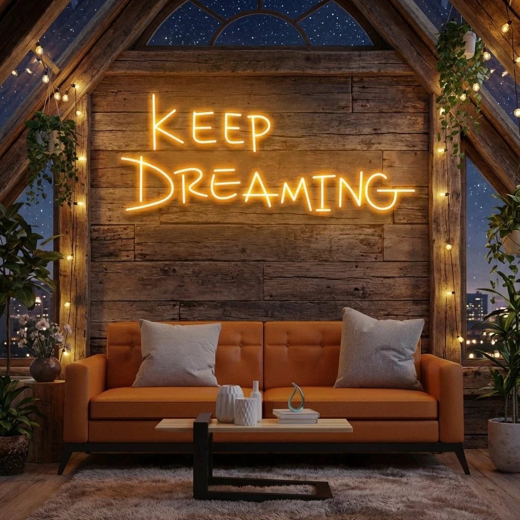 Keep Dreaming Led Neon Sign Light