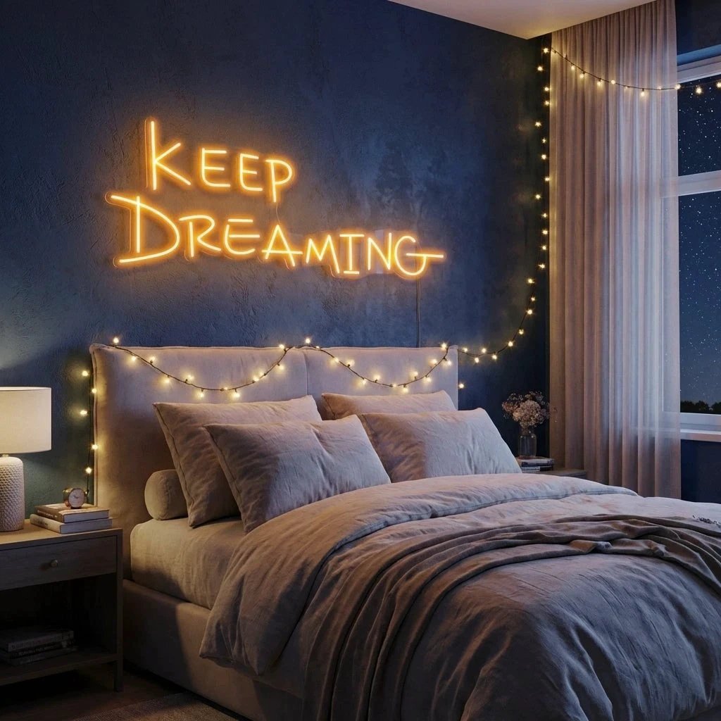 Keep Dreaming Led Neon Sign Light
