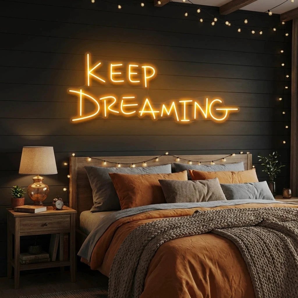 Keep Dreaming Led Neon Sign Light