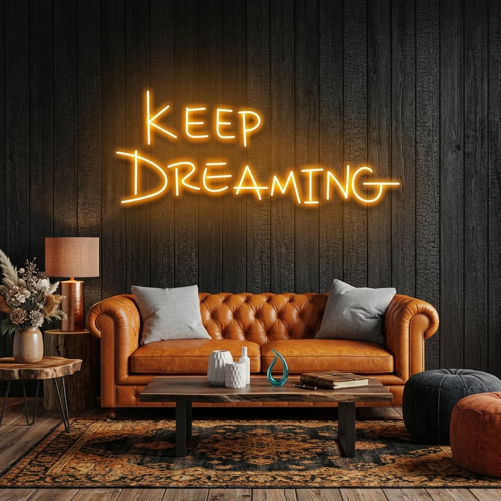 Keep Dreaming Led Neon Sign Light