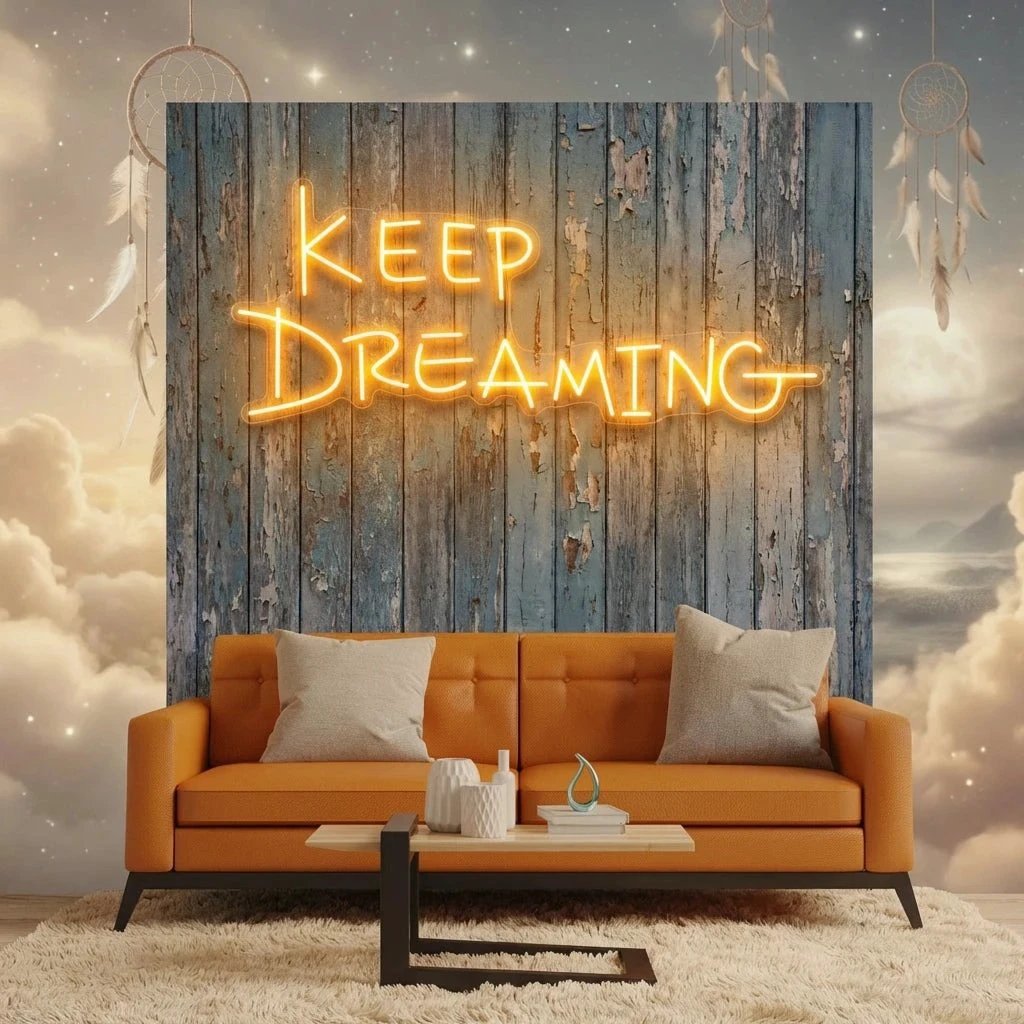 Keep Dreaming Led Neon Sign Light