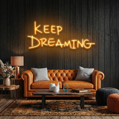 Keep Dreaming Led Neon Sign Light