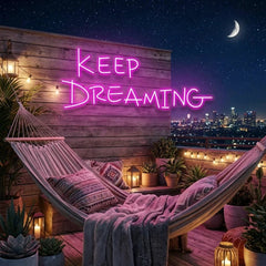 Keep Dreaming Led Neon Sign Light