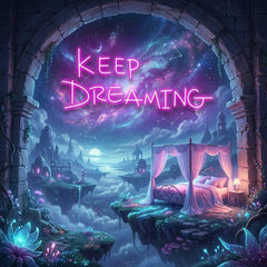 Keep Dreaming Led Neon Sign Light