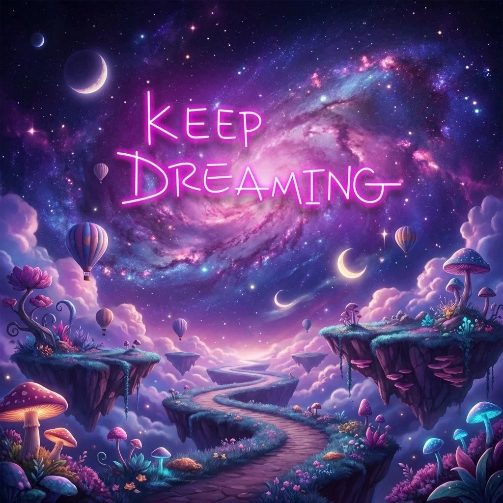 Keep Dreaming Led Neon Sign Light