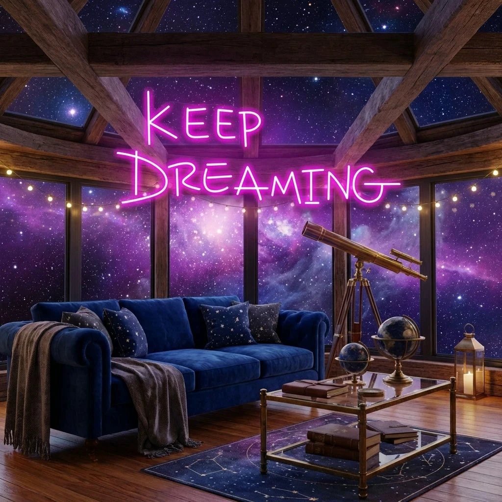 Keep Dreaming Led Neon Sign Light