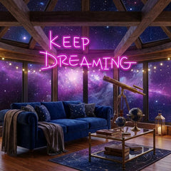 Keep Dreaming Led Neon Sign Light