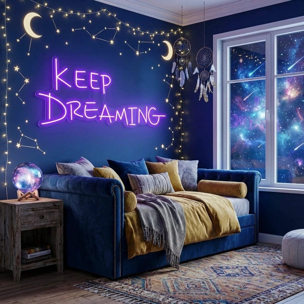 Keep Dreaming Led Neon Sign Light