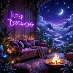Keep Dreaming Led Neon Sign Light