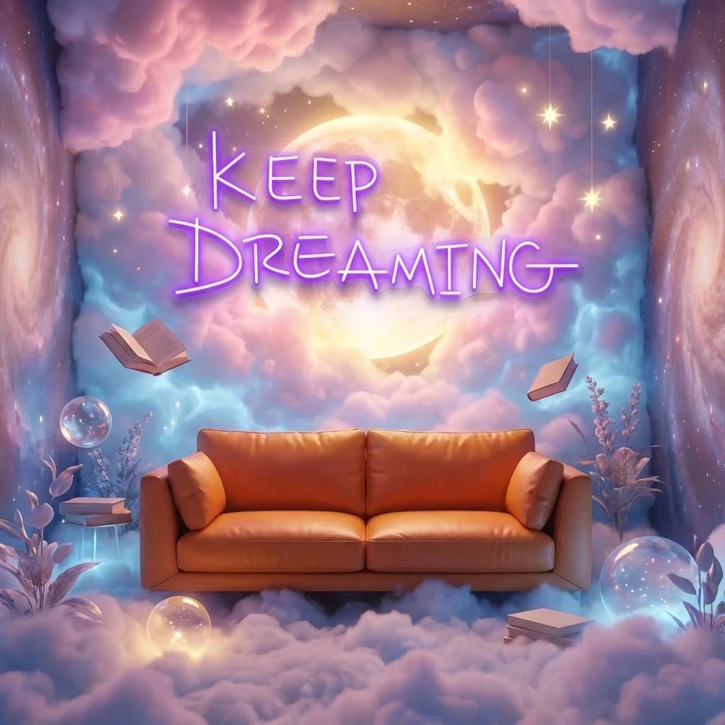Keep Dreaming Led Neon Sign Light