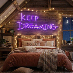 Keep Dreaming Led Neon Sign Light