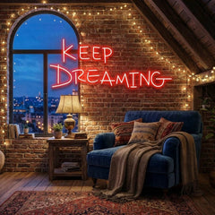 Keep Dreaming Led Neon Sign Light