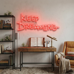 Keep Dreaming Led Neon Sign Light