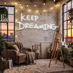 Keep Dreaming Led Neon Sign Light