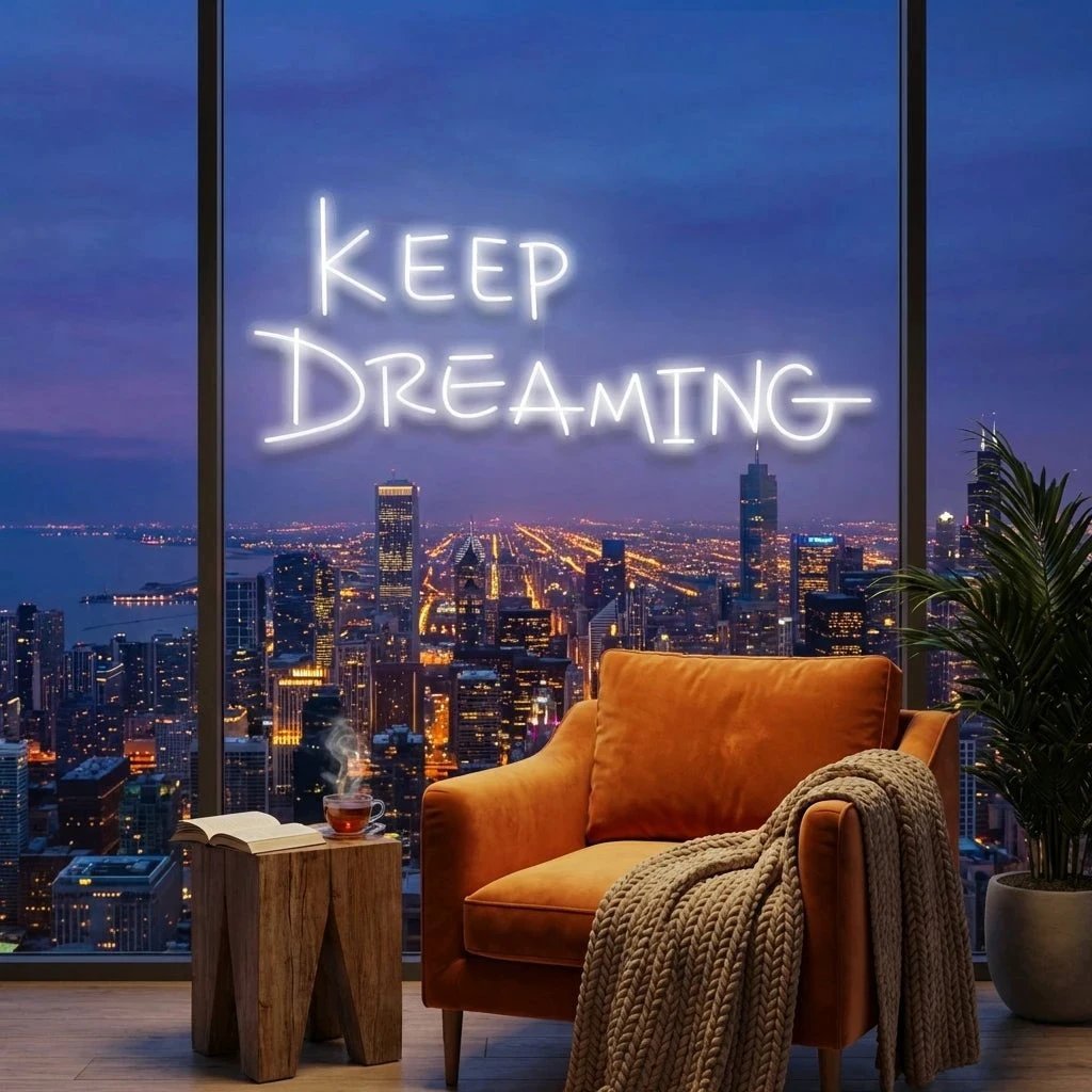 Keep Dreaming Led Neon Sign Light