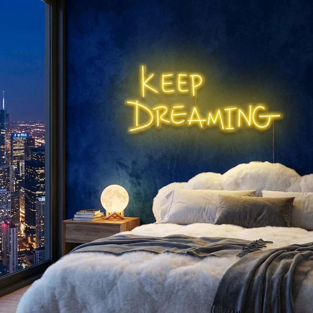 Keep Dreaming Led Neon Sign Light