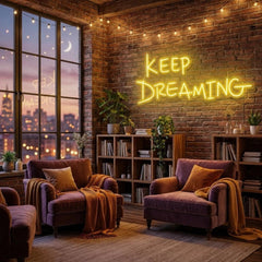 Keep Dreaming Led Neon Sign Light