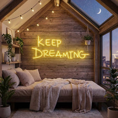Keep Dreaming Led Neon Sign Light