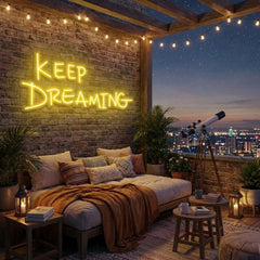 Keep Dreaming Led Neon Sign Light