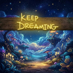 Keep Dreaming Led Neon Sign Light
