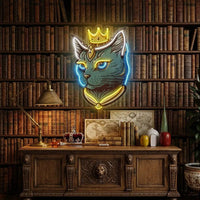 King Cat LED Neon Sign Light Pop Art