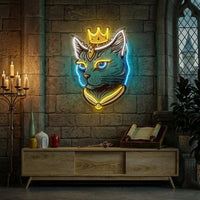 King Cat LED Neon Sign Light Pop Art