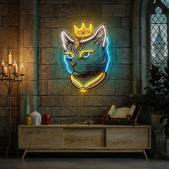 King Cat LED Neon Sign Light Pop Art
