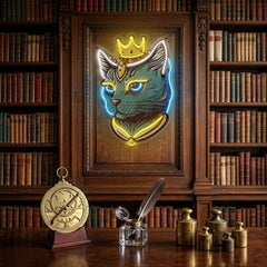 King Cat LED Neon Sign Light Pop Art