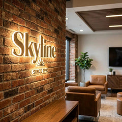 Custom Laser Cut Logo Sign