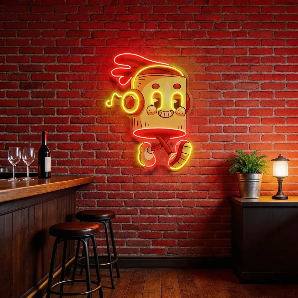 Lattes Pop Art LED Neon Sign Light Pop Art