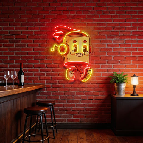 Lattes Pop Art LED Neon Sign Light Pop Art