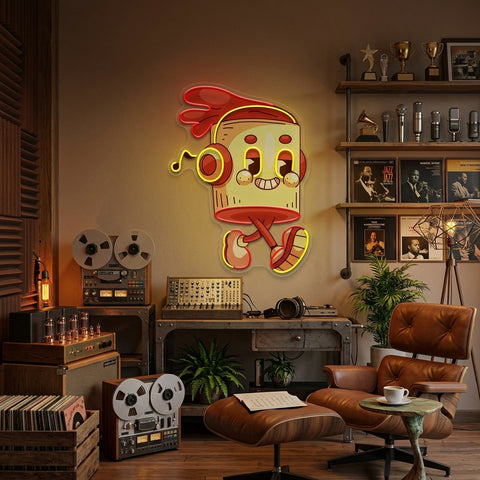 Lattes Pop Art LED Neon Sign Light Pop Art