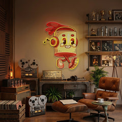 Lattes Pop Art LED Neon Sign Light Pop Art