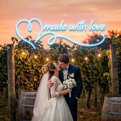 Made With Love Wedding Led Neon Sign Light