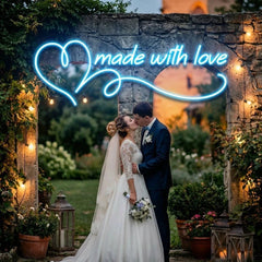 Made With Love Wedding Led Neon Sign Light