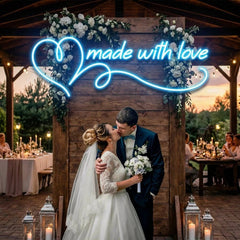 Made With Love Wedding Led Neon Sign Light