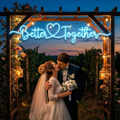Better Together 3 Wedding Led Neon Sign Light