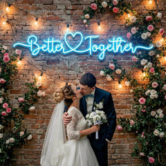 Better Together 3 Wedding Led Neon Sign Light