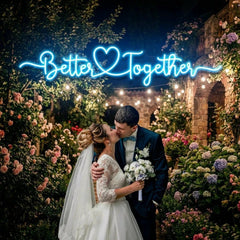 Better Together 3 Wedding Led Neon Sign Light