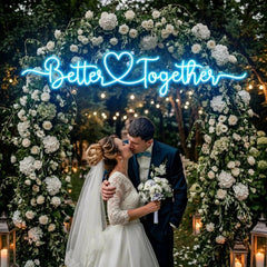 Better Together 3 Wedding Led Neon Sign Light