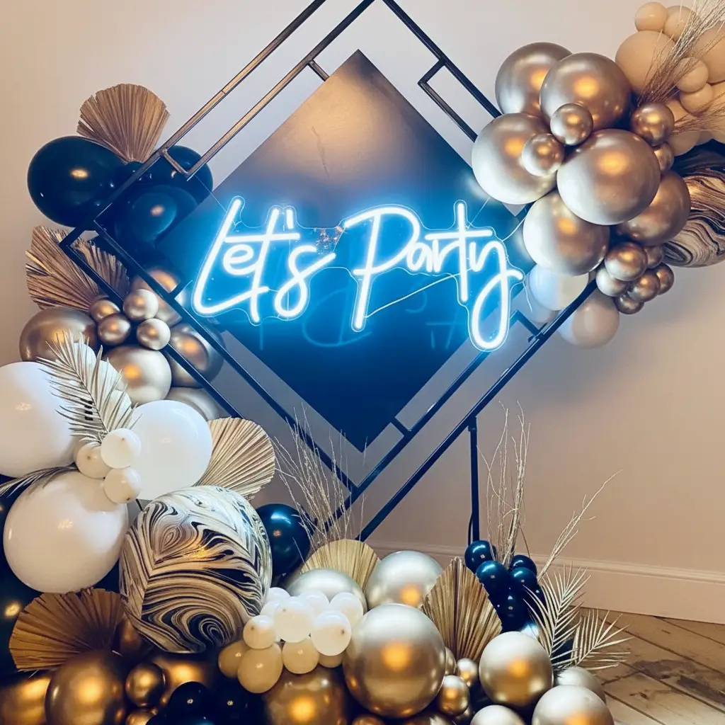 Let's Party Neon Sign Design Party Neon Sign