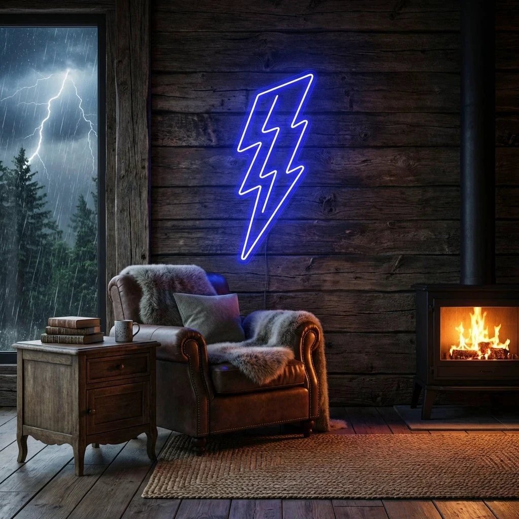 Lightning Bolt Led Neon Sign Light