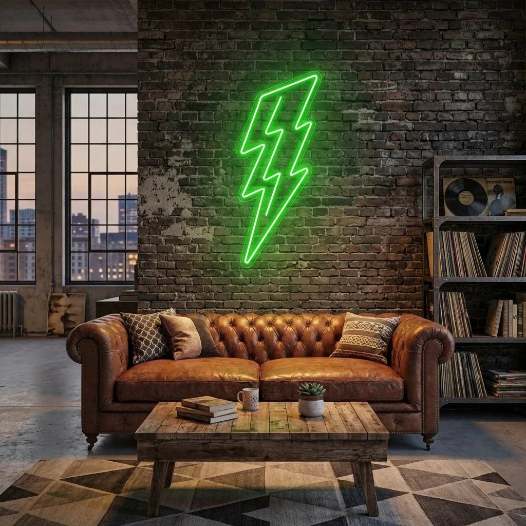 Lightning Bolt Led Neon Sign Light
