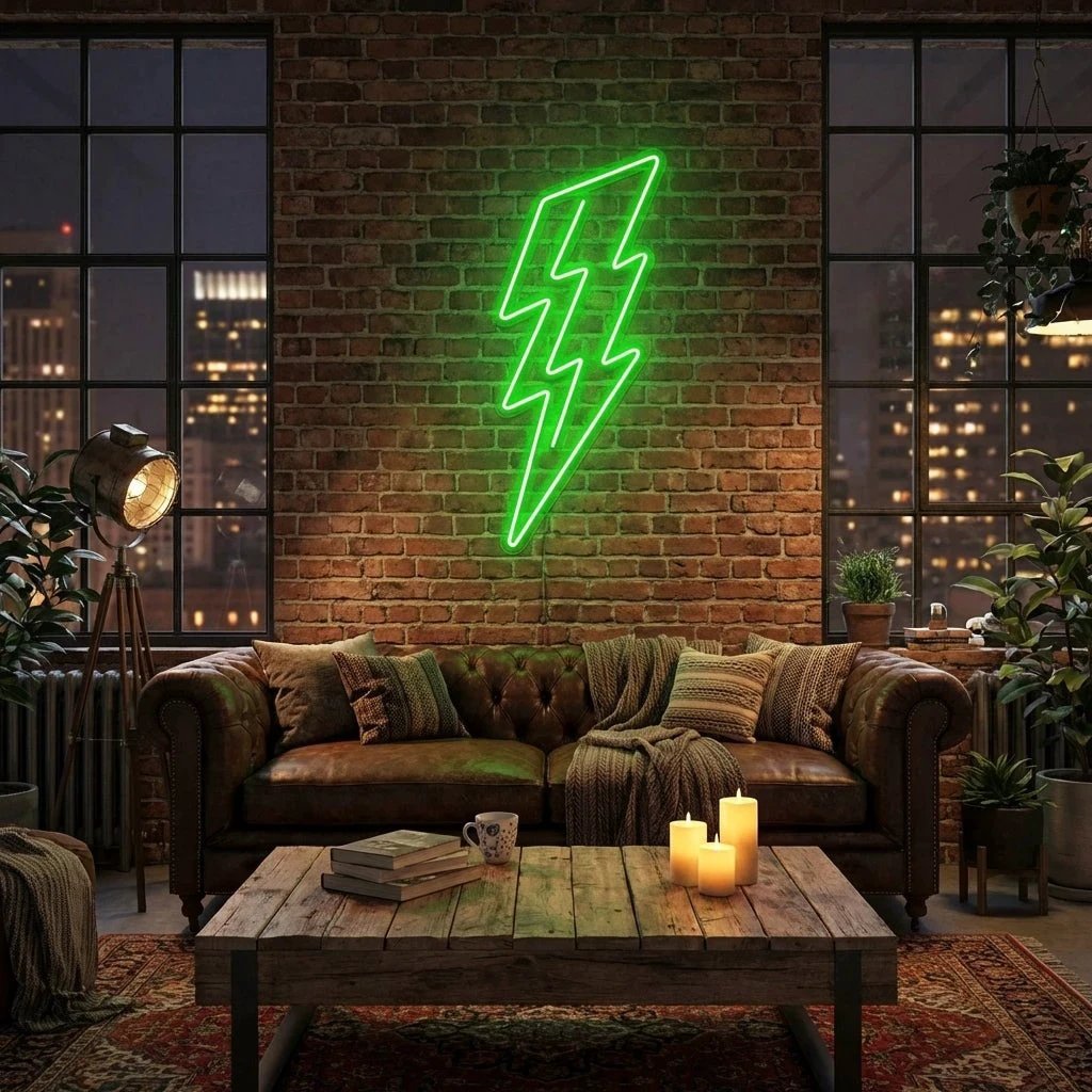 Lightning Bolt Led Neon Sign Light